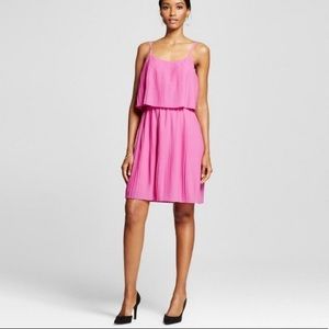 Merona Pink Pleated Fiesta Dress